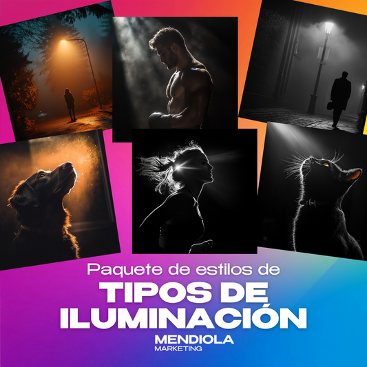 Pack de estilos - Tipos de iluminación