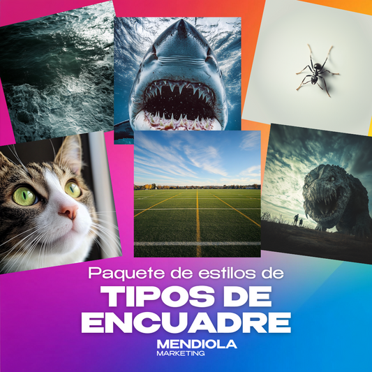 Pack de estilos - Tipos de encuadre